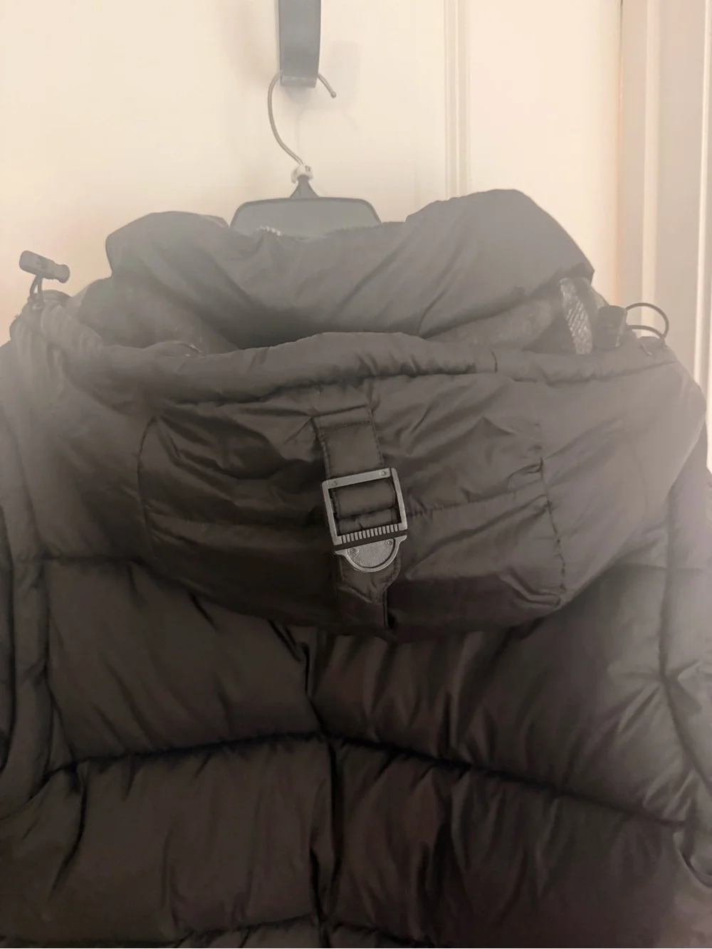 Black puffer jackets